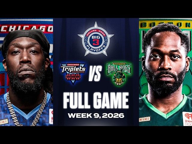 SEASON 9 PLAYOFFS: A FINALS SPOT ON THE LINE | BOSTON BALL HOGS VS CHICAGO TRIPLETS FULL GAME