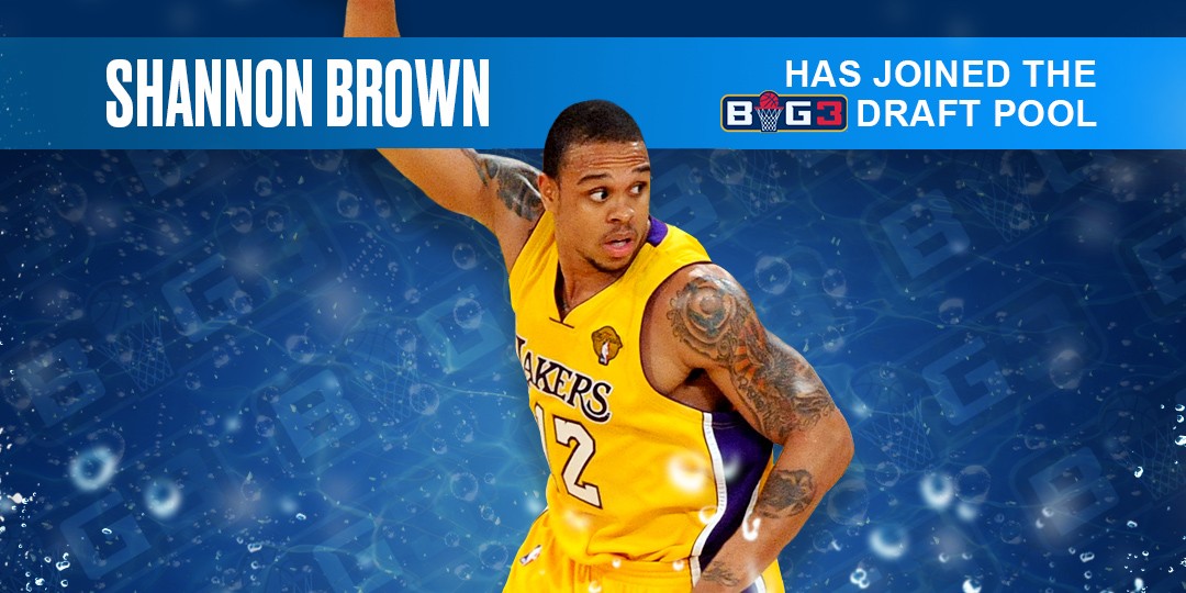 Shannon Brown Signs to Play in the BIG3 BIG3