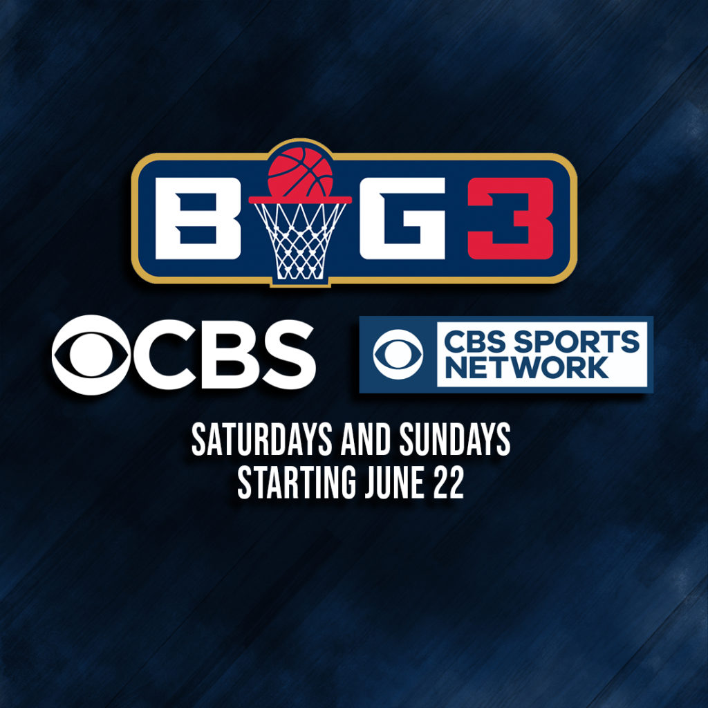 BIG3 Announces Broadcast Deal with CBS