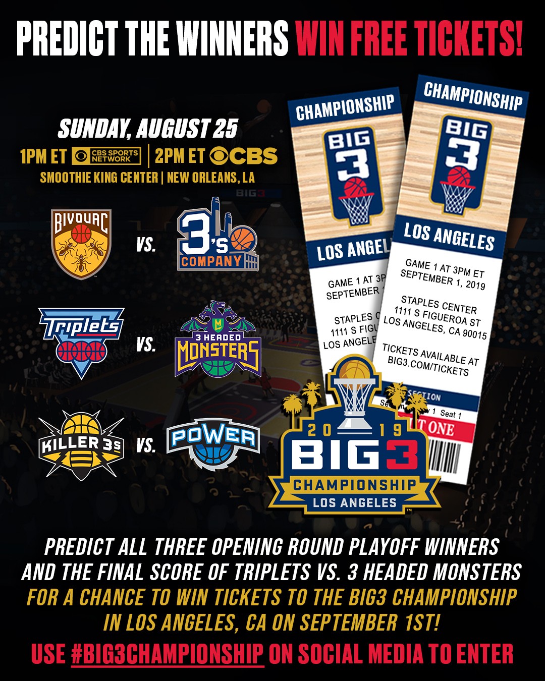 Win Tickets to the BIG3 Championship in Los Angeles! – BIG3