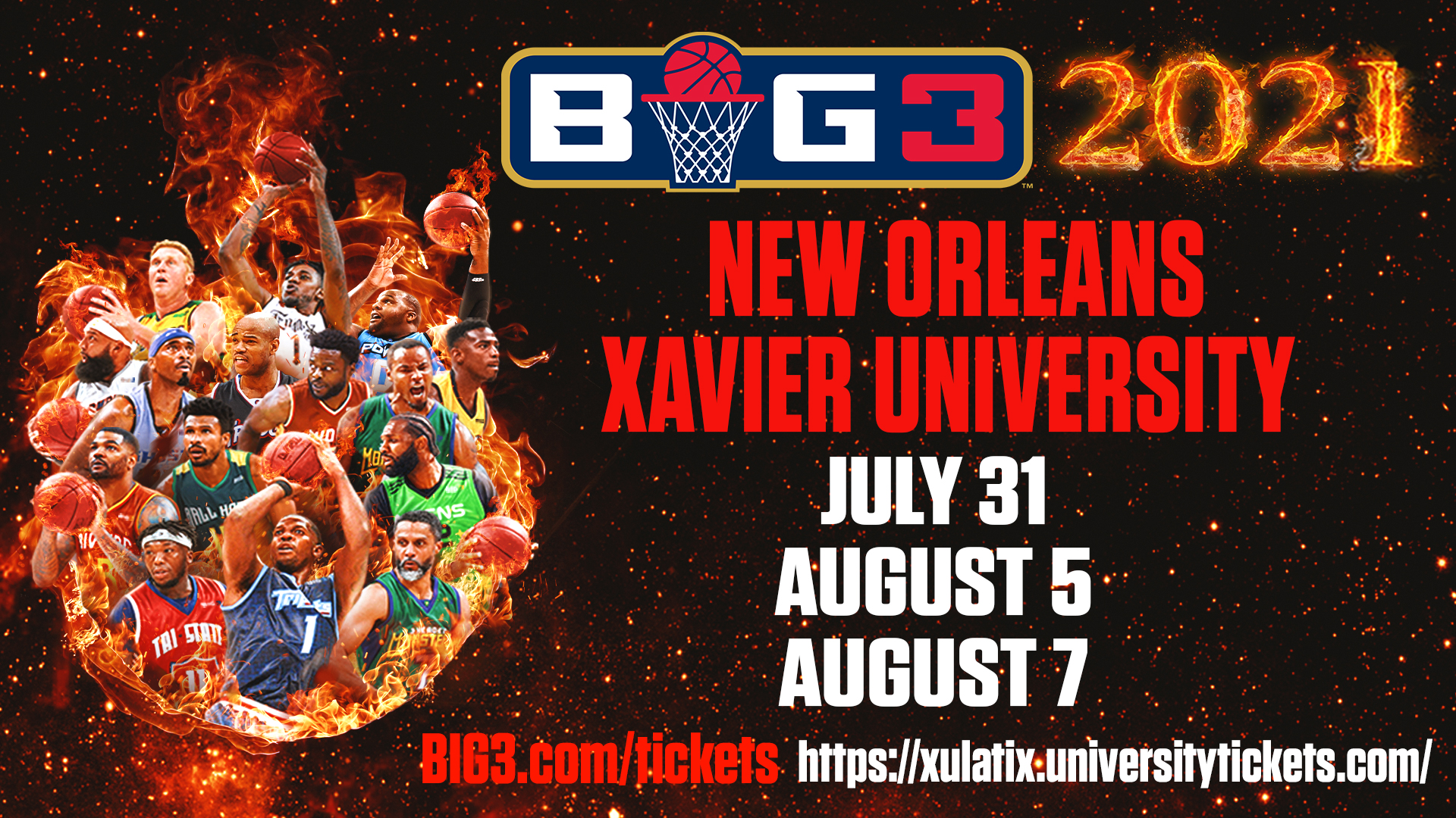 Tickets on Sale Now For New Orleans Dates – BIG3