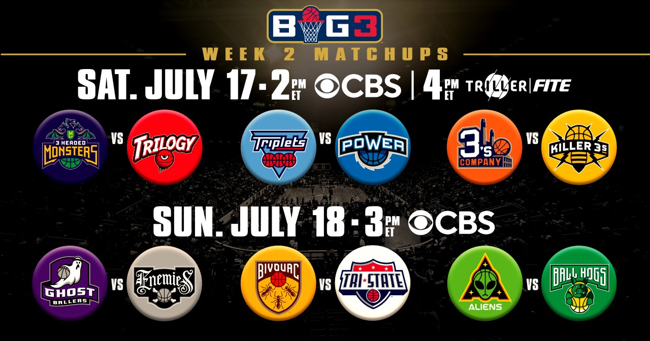 How To Watch Week 2 – BIG3