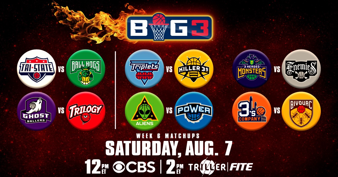 Watch BIG3 week 2: Stream basketball live, TV channel, free trial