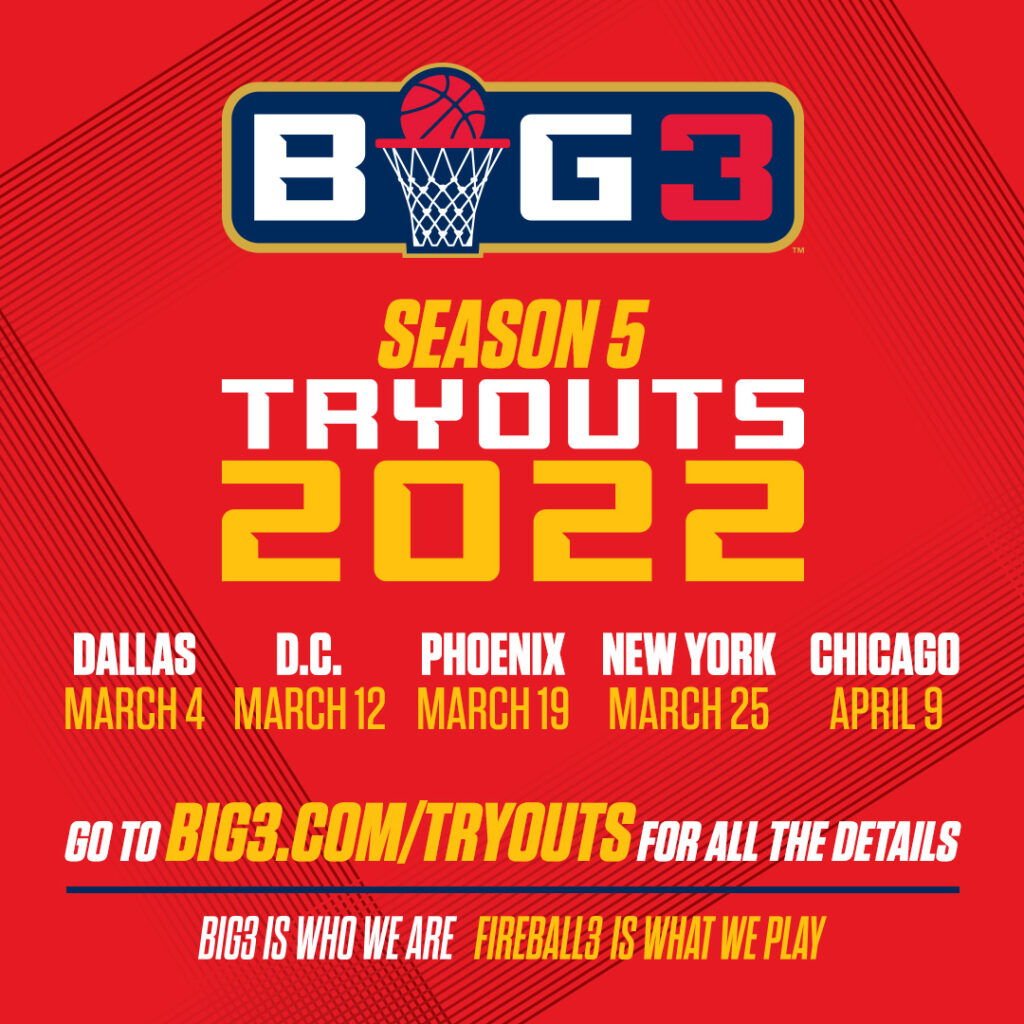 Matchup Schedule and Tune-In for BIG3 Ballout in Dallas – BIG3