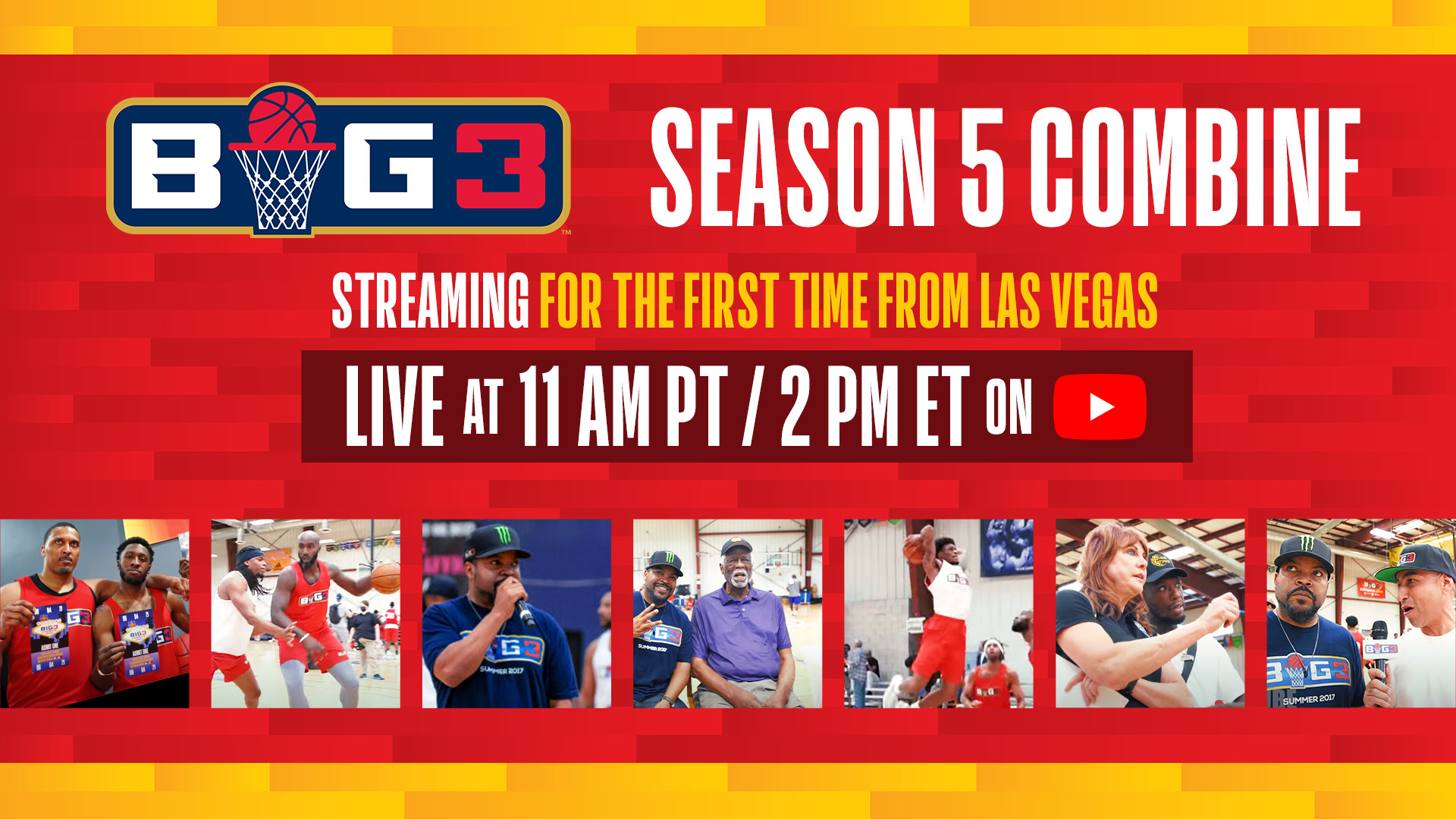 Big3 Combine 22 Live On Youtube At 11am Pst Big3