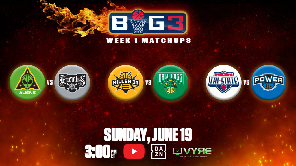 How to watch BIG3 Basketball Week 7: free live stream, TV channel