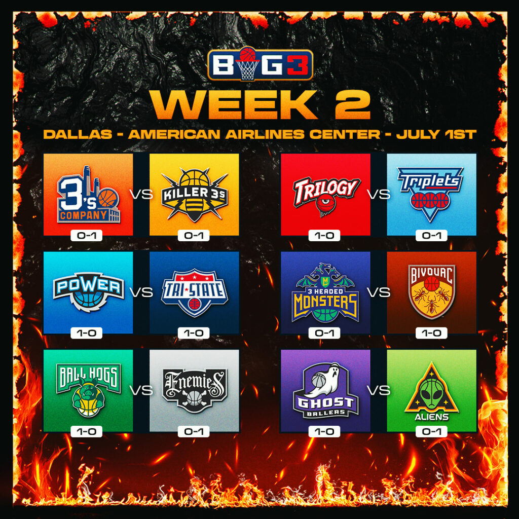 BIG3 SEASON 6: EVERY GAME LIVE AND AVAILABLE ON BROADCAST