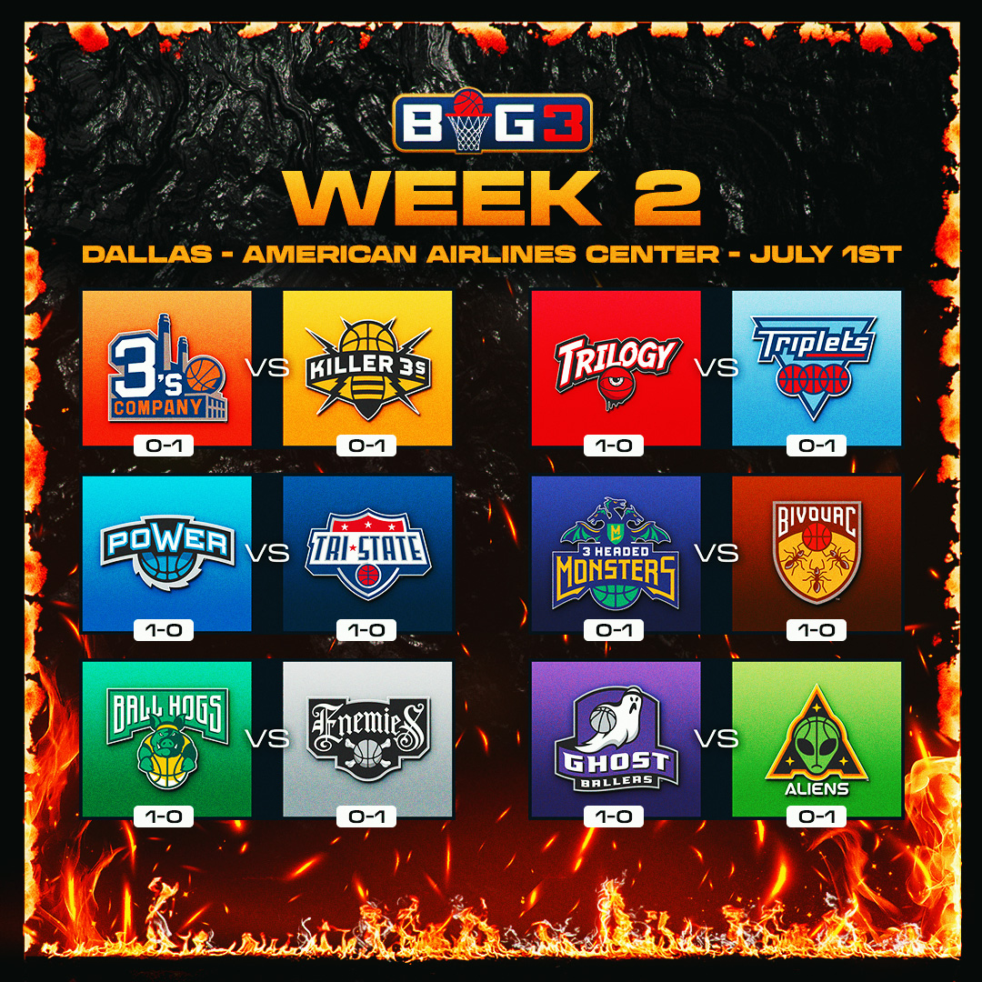 BIG3 SEASON 6: EVERY GAME LIVE AND AVAILABLE ON