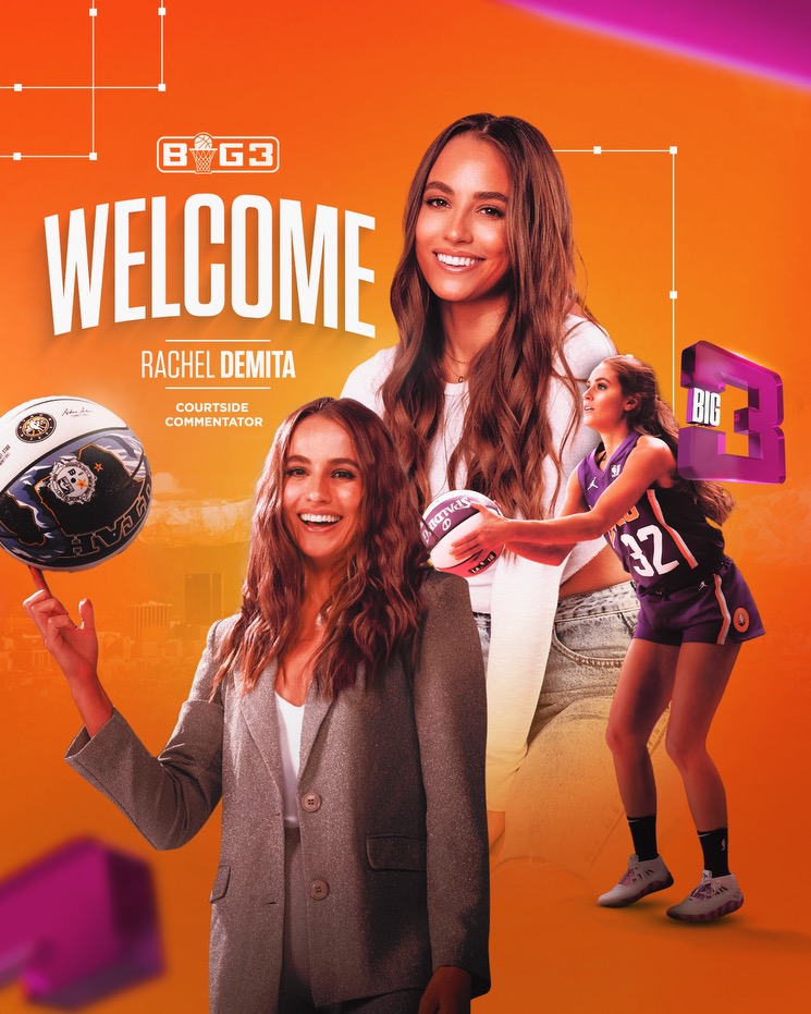 Rachel DeMita joins BIG3 as courtside commentator (via FOX) – BIG3